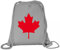 ShirtStreet Canada Ahornblatt Premium Bio Baumwoll Turnbeutel Rucksack Stanley Stella CANADA/KANADA, Größe: onesize,Heather Grey