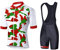 UGLY FROG Germany Flag Streifen Designs Fahrradbekleidung Set, Herren Atmungsaktiv Schnell Kurzarm Radfahren Jersey Set Kurzarmtrikot mit 3D Sitzpolster