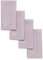 Solino Home Leinen Servietten 4er Set,100% reines Leinen Lila Dinner Servietten für Thanksgiving, Weihnachten,Klassische Hohlsaum-Stoffservietten 20x20 Zoll,Handgefertigt mit europäischem Flachs