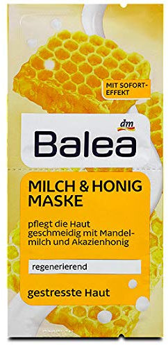 Balea Maske Milch & Honig, 2 x 8 ml, 1 x 16 ml