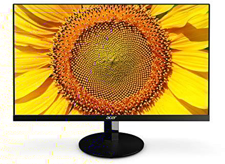 acer SA270 Bbmipux 27 Full HD (1920 x 1080) IPS Ultra-Slim Edge-to-Edge Monitor with AMD Radeon FreeSync Technology, 1ms VRB, (USB 3.1 Type-C Port, Display Port & HDMI Port), Black