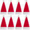 BESPORTBLE 24 Stück Mini Weihnachtsmann Hut Weihnachtsmütze Besteck Veranstalter Tasche Weinflaschenverschluss Tasche Schneider Gabeln Abdeckungen Tasche für Küchenparty Home Decoration