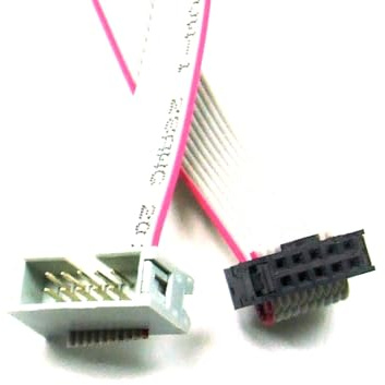 POPESQ® 1 Stk. x IDC Verlängerungskabel 10 polig 30cm 2.54mm Verbinder Flachbandkabel #A3780