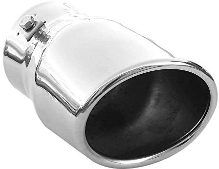 Auspuffblende Endrohr Auspuff Universell Schalldampf Endrohrblenden Blende Sport Edelstahl Rund von 44mm bis 60mm