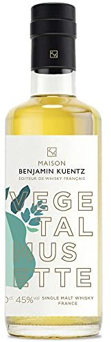 Maison Benjamin Kuentz - Whisky Français Végétal Musette - Whisky Single Malt - Herbacé, Vivace, Céréalier - 45% vol. Alcool - Bouteille 70cl