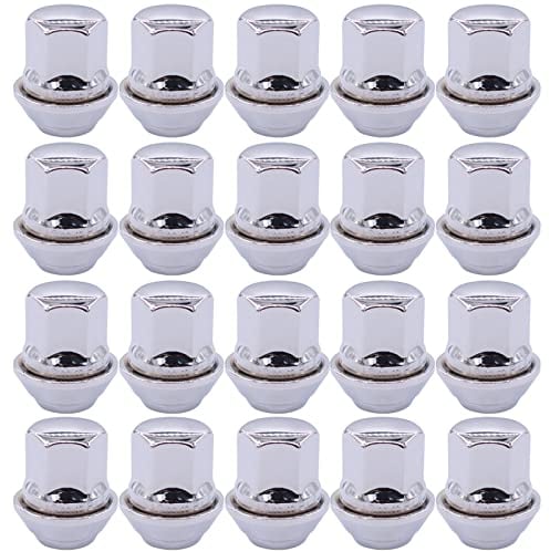 HouYeen Dadi per cerchi in lega per F-ord Fiesta, Focus, Fusion, M12 x 1,5, 20 pezzi