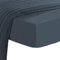 Pizuna 800 Fadenzahl Baumwolle spannbettlaken 170x200-180x200 cm Dunkel Blau, 100% Langstapelige Spannbetttuch, Weiche Mako Satin-Webart passt bis zu 40cm Matratzenhöhe (100% Baumwolle bettlaken)