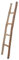 Biscottini Toalleros de baño sin Taladro 155x6x42 cm - Escalera Madera para Dormitorio - Toalleros de baño de pie - Perchero de pie