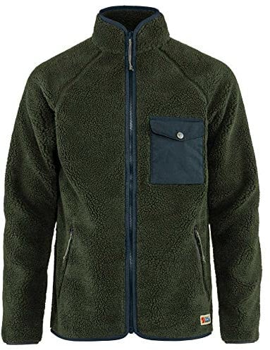 Fjällräven Herren Vardag Pile Fleecejacke, Deep Forest, S