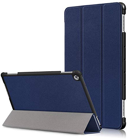 Funda Huawei Mediapad M5 Lite, Funda Plegable para Tablet Huawei Mediapad M5 Lite, Funda magnética antiarañazos, Funda con función lápiz (Azul)