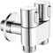 Doppeltes Steuerungswinkelventil, 1 in 2 Out Dual Control Ventil, Eckventil Kupfer Doppelauslassventil G1/2 für Küchenspüle Badezimmer Duschkopf Waschbecken WC Bidet