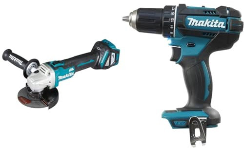 Meuleuse d'angle 18V LXT Li-Ion Ø125 mm (Machine seule) - MAKITA DGA511Z & DDF482Z Perceuse visseuse 60 nm 18 V Bleu