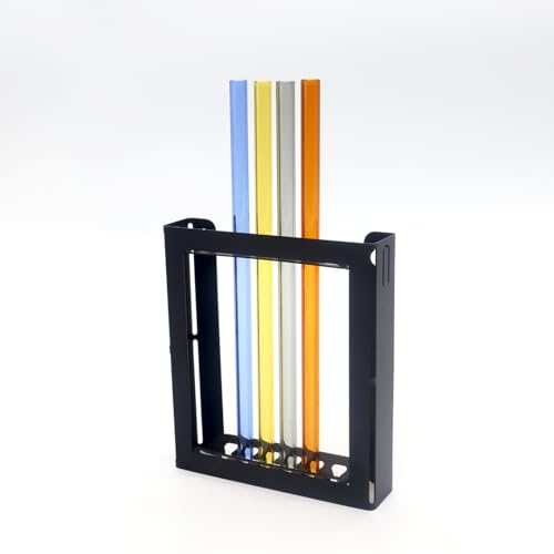 Trinkhalmhalter (schwarz), für wiederverwendbare Trinkhalme, Aufbewahrung für Trinkhalmefür wiederverwendbare Trinkhalme