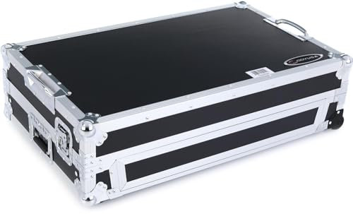 ODYSSEY FZGSRANE4W1 Glide-Style Flight Case for Rane Four with Wheels and 1U Rack