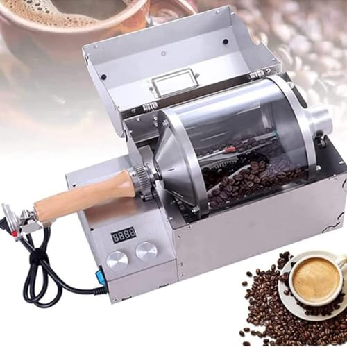 Tostatrice automatica per chicchi di caffè a tamburo da 500 g, macchina per cucinare chicchi di caffè elettrica domestica, tostatrice professionale