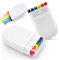 Visxcnu Regenbogen Schminkstift 4 Stück Gesichtsfarbe，Regenbogen Gesichtsfarbe & Pride Makeup | LGBTQ Accessoires Pride Merch für Regenbogen Party | Gay Regenbogen Deko für dein Outfit