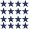 GORGECRAFT 50PCS Star Iron On Patches Small Star Shape Sew on Patches 29mm 5Star Embroidered Appliques for Clothes Jeans Jackets Backpack Bags Shoes Repair Decoration DIY Sewing Crafts, Dark Blue