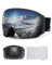 JetBlaze Skibrille Herren Damen OTG Skibrille mit Wechselglas für Brillenträger Schneebrille Anti Nebel Snowboardbrille Ski Goggles für Skifahren Kompatibler Helm Sphärisch Verspiegelt Silber Linse