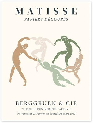 Sage Dance - Berggruen & Cie Poster von Henri Matisse 30 x 40 cm Grün Wandbilder Wanddeko