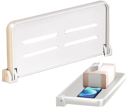 Mensole doccia galleggianti - Mensola da parete pieghevole in alluminio per camper | Piccola mensola da parete pieghevole per doccia gel shampoo Mensole pieghevoli a parete per WC da cucina