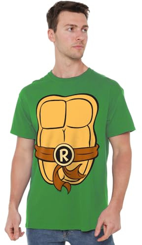 Teenage Mutant Ninja Turtles TMNT Raphael Chest Unisex T Shirt, Kelly Green, X-Large