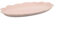 Jamie Oliver Big Love Pass-Me Platter, Pink Durable Speckled Stoneware Fluted Shape Oven-to-Table Platter with Transparent Glaze, Dishwasher, Oven-Safe, 35x20CM
