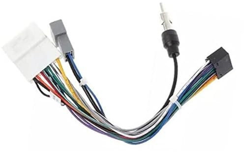 DEMULAX Faisceau de câblage Femelle Universel Adaptateur d'autoradio connecteur Prise de Fil, for Nissan, for X-Trail, for Micra, for Subaru, Impreza 2007+ Adaptateur d'antenne Radio