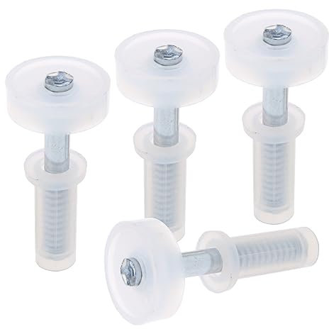 Lot de 4 guides de porte à deux volets pour porte pliante