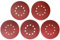 Meccion 225mm Schleifpapier Klett 50 Stück Schleifscheibe Körnung 10 Loch Rund Schleifpapier für Trockenbauschleifer Exzenterschleifer Schleifgiraffe (Mit Körnung 40/80/120/180/240)