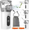 Inhalationsgerät, Inhaliergeräte für Erwachsene und Kinder, USB C Vernebler Inhaliergerät, Super Leiser Inhalator, mit 2 Masken und 1 Mundstück, Tragbarem Design, für Reisen und Zuhause