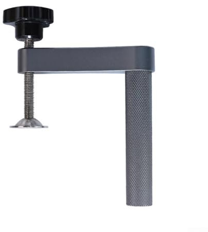 Werkbank-Schnellspanner 19/20mm Aluminium Lochplatte Klemme Tischfixierung Für Holzbearbeitung Werktisch Spannvorrichtung Schnellspanner Schraubzwinge Tischlerwerkzeug Grau Schwarz(19mm)