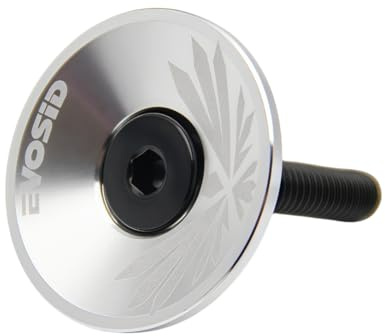Kexpery Abdeckung für Lenkspiel, für Fahrrad, Aluminium, für MTB, Rennrad, Top Cap, Spiel, Zubehör für Radsport