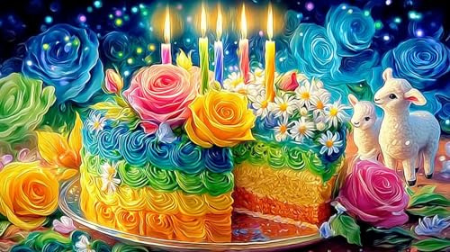 Kuchen Puzzles 1000-teilige Schwer Spielzeug Lernspiel Impossible Herausforderungsspielzeug für Erwachsene und Kinder in bewährter 75x50cm/1000pcs