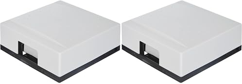 SCS Sentinel - CFI0005 - Drahtgebundener Türgong - Elektromechanische Türklingel - 230V Stromversorgung - Material ABS - Inklusive Schrauben und Bedienungsanleitung - MecaBell 3238 (Packung mit 2)