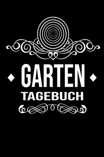 Gartentagebuch: Gartenplaner Noptizbuch Pflanzkalender Jahresplaner und Journal Eintragbuch für den Garten. Für Hobbygärtner, Gartenfreunde und Laubenpieper Design : Schwarz Weiß Banner
