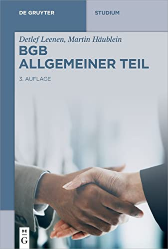 BGB Allgemeiner Teil (De Gruyter Studium)