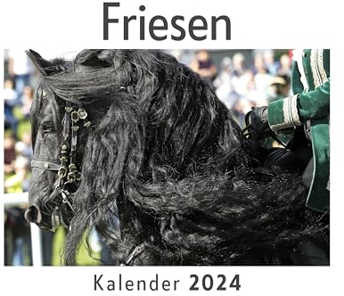Friesen (Wandkalender 2024, Kalender DIN A4 quer, Monatskalender im Querformat mit Kalendarium, Das perfekte Geschenk)