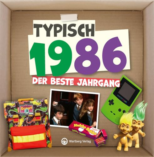 Typisch 1986 - der beste Jahrgang: Jahrgangsbuch zum 40. Geburtstag - Das perfekte Geschenk zum runden Geburtstag - Fotos, Texte, Erinnerungen (Geschenkbuch)