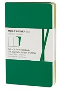 Emerald green, plain volant notebooks P