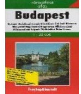 Budapest 1 : 20 000. Stadtplan. Mit Straßenverzeichnis. In ungarischer Sprache