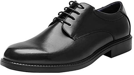Bruno Marc Men's Lace Up Formal Dress Shoes Leather Shoes, Brogues Derby in Business, Casual, Work,Size 11,Black,DOWNING-02