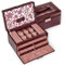 Schmuckkasten Elly florage/bordeaux