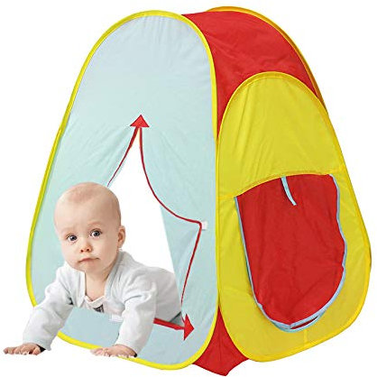 Tech Traders Kids Active Pop Up Play Tent - Play House, Indoor or Outdoor Portable Play Tent Unisex