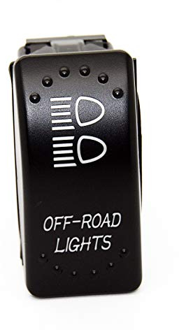 LED-Mafia Off Road Beleuchtung Licht - Off Road Lights JJ11 - Symbol Kippschalter Wippschalter Schalter Auto Boot KFZ LKW Licht 12V 24V