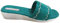 Sandalo Donna Ciabatta Mare Piscina Spa in Spugna 100% Art. 174 (Menta, 37)