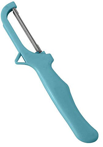 Metaltex 242725011 Bunter blau Sparschäler, Kunststoff