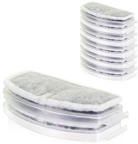 Tatzenglück 12er-Pack Ersatz-Aktivkohle-Filter-Set Haustier-Trinkbrunnen - auch passend für Europet Bernina, EBI, Mango und Cascade