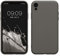 kwmobile Hülle kompatibel mit Apple iPhone XR Hülle - gummierte TPU Silikon Handyhülle - Schutzhülle für kabelloses Laden - Case in Stone Dust