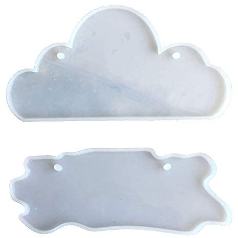 TEBI Home&Kitchen Crafts Crystal Epoxy Resin Mold Doorplate Door Signs Casting Silicone Mould DIY Plate Hanging Tags Crafts Making Tools