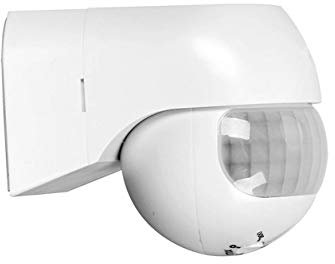 LOWENERGIE Long Range PIR Occupancy Sensor | 180° Wall-Mounted Motion Detector Light Switch | Adjustable Timer & Sensitivity | Energy-Saving Auto Control 100–240 V AC